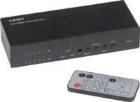 LINDY 38084 - 4x2 HDMI Matrix, 4K 60 Hz