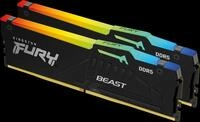 50KI1656-2040FBR - 16 GB DDR5 5600 CL40 Kingston FURY Beast RGB XMP Kit