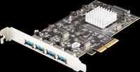 ST PEXUSB314A2V2 - PCIe x4 > 4 x extern USB 3.1 Type-A