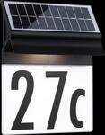 PLM 94694 - Outdoor Solar Hausnummer Neda, 3000 K IP44, 14 lm