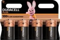 DURA PLUS D4 - Duracell Plus, Alkaline Batterie, D (Mono), 4er-Pack