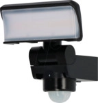 BRE 1178080110 - LED-Flutlicht, 20 W, 1680 lm, 3000 K, schwarz, mit Bewegungsmeld