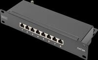 DIGI DN91608S-EA - 10" Patchpanel, Cat.6a, 8-Port, Slim Line, geschirmt