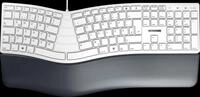 JK-4500DE-0 - Tastatur, USB, wei&szlig;, ergonomisch, Layout: DE