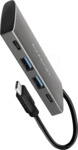 AXG HMC-4G2 - USB 3.1, 4-Port Hub, 2xA, 2xC, USB-C-Kabel