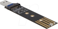 DELOCK 64197 - USB 3.1 Konverter, USB-A auf M.2 SATA / NVMe
