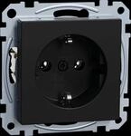 ME MEG2301-0403 - System M Schutzkontakt-Steckdose - Typ F Ocean Plastic schwarz
