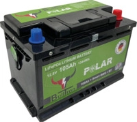 BULL 12.8-105P - Lithium-Akku, LiFePO4, 12,8 V, 105 Ah, Polar
