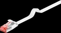 GOOBAY 94915 - Cat.6 Flach-Patchkabel, U/FTP, 1 m, wei&szlig;