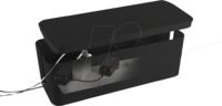 LOGILINK KAB0062 - Kabelbox, 407 x 157 x 133,5 mm, Schwarz