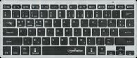 MANHATTAN 180559 - Funk-Tastatur, Bluetooth/Funk, schwarz, Layout:DE