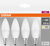 OSR 405807581947 - LED-Lampe BASE E14, 5,7 W, 470 lm, 2700 K, 4er-Pack