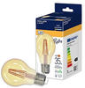 MLI 401073 - LED-Filamentlampe E27, 4,5 W, 400 lm, 2000 K, dimmbar, gold