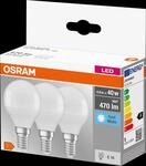 OSR 075429727 - LED-Lampe BASE RETRO E14, 5 W, 470 lm, 4000 K, 3er-Pack