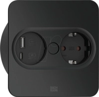 BACH 946.105 - TWIST 2 Steckdoseneinheit, 1-fach, USB A&C 22W