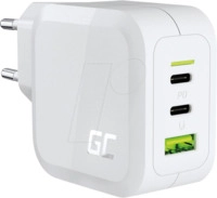 GC CHARGC08W - USB-Ladeger&auml;t, 65 W, 2x USB-C, 1x USB-A, GaN, wei&szlig;