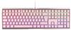 G80-3874LXADE-9 - Gaming-Tastatur, USB, RGB, MX BROWN, pink, DE