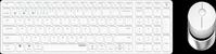 RAPOO 9750M WS - Tastatur-/Maus-Kombination, Bluetooth/Funk, wei&szlig;, DE