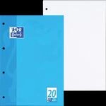 OXFORD 100050354 - Briefblock A4, blanko, 50 Blatt, gelocht