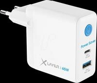 XLAYER 219703 - USB-Ladeger&auml;t QC 4.0, PD, GaN, 65 W