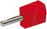 WAGO 215-212 - Bananenstecker 4 mm, CAGE CLAMP, rot