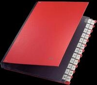 LEITZ 59240025 - Pultordner A-Z PP, rot