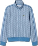 Lacoste SH1368-1QI, Lacoste Paris Zip-Up Jacquard Track Jacket blue male