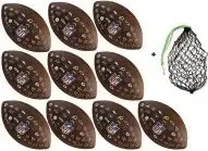 Wilson WTF1758XBNF32, Wilson NFL OFF THROWBACK 32 TEAM LOGO brown male