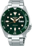 Seiko SRPD63K1, Seiko 5 Sports green|silver male
