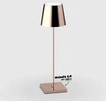 Sigor Nuindie Akku-Tischleuchte metallic, kabellos, dimmbar, bis zu 17h Laufzeit -