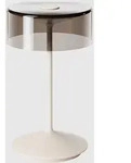 Sigor Numotion Akku-Tischleuchte mit Glasschirm - D&uuml;nenbeige