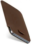 moex Pull Case Google Pixel 8a Einsteckh&uuml;lle Leder Optik