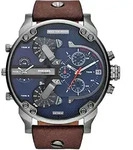 Diesel Herren-Chronograph Daddies-Edition Leder DZ7314