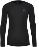 Odlo Herren BL Top Crew Neck Langarmshirt Funktionsshirt schwarz M