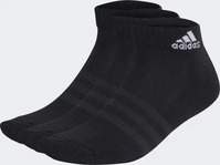 adidas Cushioned 3er-Pack Kn&ouml;chelsocken Schwarz Jungen/M&auml;dchen/Herren/Damen
