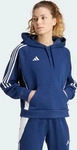 adidas Tiro 24 Sweat Hoody Damen Dunkelblau/Wei&szlig;