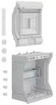 Hager Vector Aufputz Kleinverteiler 1x6TE - VE106D