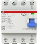 ABB FI-Schutzschalter F200, 4-polig, 100mA, 40A, Typ A - F204 A-40/0.1