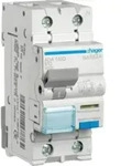 Hager FI-LS-Schalter, Kennlinie B, 10A, 30mA, 1+N, Typ A - ADA510D