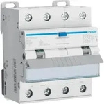 Hager FI-LS-Schalter, Kennlinie B, 32A, 30mA, 4-polig, Typ A - ADX432D