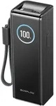 EcoFlow RAPID Powerbank (25 000 mAh, 170 W, Integriertes + Ausziehbares 100 W...