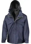 Result Herren 3-in-1 'Zip & Clip' Jacke Winter-Jacke R068X navy L