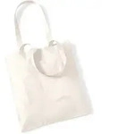Westford Mill Baumwolltasche 'Bag for Life' Einkaufstasche W101 natural 38 x 42...