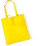 Westford Mill Baumwolltasche 'Bag for Life' Einkaufstasche W101 yellow 38 x 42 cm