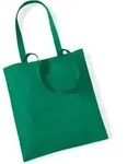 Westford Mill Baumwolltasche 'Bag for Life' Einkaufstasche W101 kelly green 38...