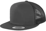 FLEXFIT Unisex 5-Panel Trucker Kappe Netz Cap 6006/6006W charcoal one size
