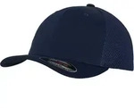 FLEXFIT Unisex 6-Panel Mesh Kappe Netz Cap 6533 navy S/M