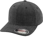 FLEXFIT Unisex Melierte 6-Panel Kappe Klassische Cap 6277FM black L/XL