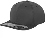 FLEXFIT Unisex 6-Panel Fitted Snapback Kappe Flache Cap 110 dark grey one size