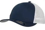 FLEXFIT Unisex Flexfit Mesh Trucker Kappe Netz Cap 6511CF/6511M/6511T navy/white L/XL